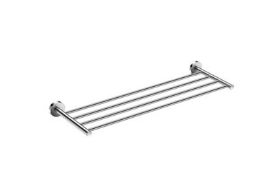 Cosmic Towel Rack And Towel Shelf, Chrome Chrome, 60Cm, Hidden Fixings, Anti-Corrosion, Start Collection - image 1