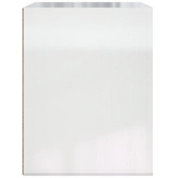 Berkfield Wall-Mounted Bedside Cabinet High Gloss White 50X36X47 Cm - thumbnail 7