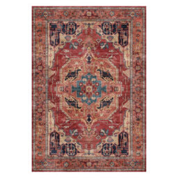 Persian Chenille Red Traditional Medium Rug, (L)170Cm X (W)120Cm - thumbnail 1