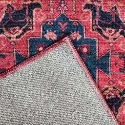 Persian Chenille Red Traditional Medium Rug, (L)170Cm X (W)120Cm - thumbnail 3