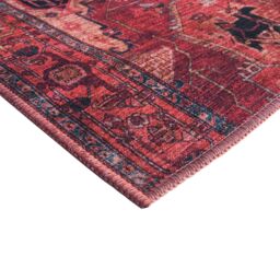 Persian Chenille Red Traditional Medium Rug, (L)170Cm X (W)120Cm - thumbnail 2