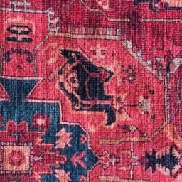 Persian Chenille Red Traditional Medium Rug, (L)170Cm X (W)120Cm - thumbnail 4