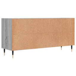 Berkfield Sturdy Tv Cabinet Grey Sonoma 103.5X30X50 Cm Engineered Wood - thumbnail 6