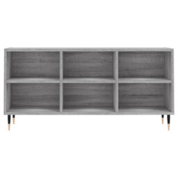 Berkfield Sturdy Tv Cabinet Grey Sonoma 103.5X30X50 Cm Engineered Wood - thumbnail 4