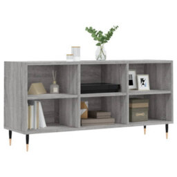 Berkfield Sturdy Tv Cabinet Grey Sonoma 103.5X30X50 Cm Engineered Wood - thumbnail 3