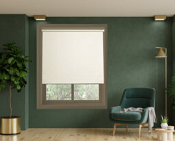 Lister Cartwright Blackout Plain Roller Blinds Windows Blind Child Safety Included (Beige, 150 Cm Width X 160 Cm Drop) - thumbnail 5