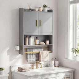 Bathroom Wall Cabinet Wall Mount Medicine Cabinet - thumbnail 1