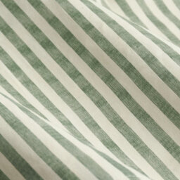 Yard Hebden Striped Cotton Blackout Pencil Pleat Curtains, Forest Green, (W) 117 X (D) 137Cm - thumbnail 6
