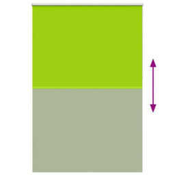 Berkfield Durable Roller Blind Blackout Leaves Green 145X230 Cm Fabric Width 141.6 Cm Polyester - thumbnail 9