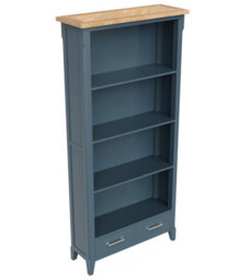 Baumhaus Signature Blue - Tall Bookcase - thumbnail 3