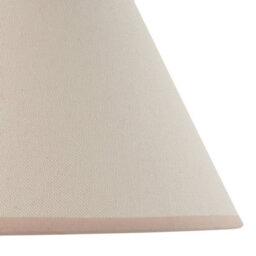 Luminosa Lighting Luminosa Monroe Gloss Green Glaze Table Lamp With Vintage White Fabric Ivy Shade 30Cm B22 - thumbnail 6