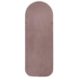 Beliani Wall Mirror Culan 60 Cm 160 Cm Velvet Pink - thumbnail 5