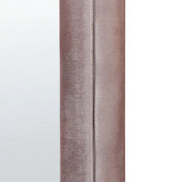 Beliani Wall Mirror Culan 60 Cm 160 Cm Velvet Pink - thumbnail 6