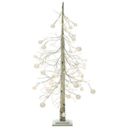 Beliani Outdoor Decoration Led Holar Christmas Tree 122 Cm White - thumbnail 1