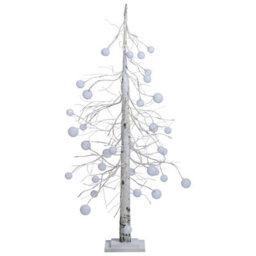 Beliani Outdoor Decoration Led Holar Christmas Tree 122 Cm White - thumbnail 4