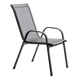 Birchtree Garden Chairs Set Of 4 Stackable Garden Furniture Deck Dining Chair Grey - thumbnail 9