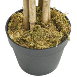 Walplus Artificial Bamboo Tree 1288 Leaves 180 Cm Green - thumbnail 3