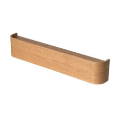 Magna Retail Oak Coat Rack Wall Mounted With Shelf And 5 Hidden Hooks Modern Coat Stands For Hallway Solid Wood Veneer Panel - thumbnail 3