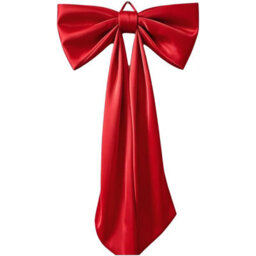 Amorly 48In Oversized Giant Red Bow, Gothic Hanging Decor For Halloween, Mantel, Entryway,wall,christmas Tree Topper & Party Decoration - thumbnail 6