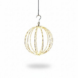Pegdev - Pdl Outdoor Copper Gold 30Cm Sphere With 140 Led Lights Timer Function 10M Lead Indoor Outdoor Christmas Decoration