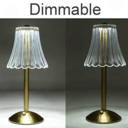 Amorly Brass Gold Portable Cordless Table Lamp, Usb Rechargeable Battery Powered Led Light For Dining Room, Indoor And Outdoor Use - thumbnail 5