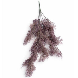 Leaf Artificial 80Cm Dusky Purple Coral Fern Trailing Plant Hanging Foliage - thumbnail 2