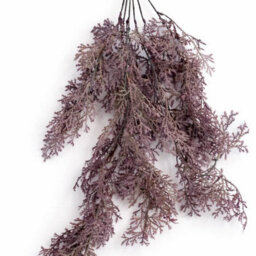 Leaf Artificial 80Cm Dusky Purple Coral Fern Trailing Plant Hanging Foliage - thumbnail 5