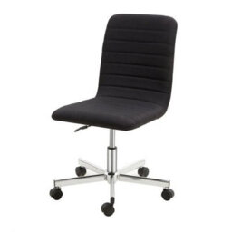 Set Of 2 Black Swivel Office Chair With Adjustable Height, 360 Degree Swivel - thumbnail 4