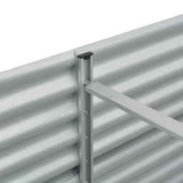 Berkfield Garden Raised Bed 320X80X81 Cm Galvanised Steel Silver - thumbnail 6
