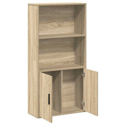 Berkfield Bookcase Sonoma Oak 60X24X120 Cm Engineered Wood - thumbnail 7