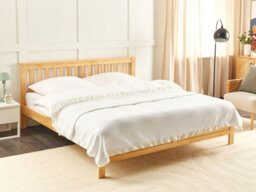 Beliani Bedspread Hatton Cotton 200 X 220 Cm Off-White - thumbnail 2