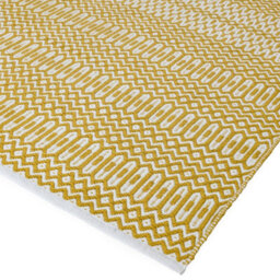 Gold Outdoor Rug, Geometric Stain-Resistant Rug For Patio Decks Garden Balcony, 2mm Modern Outdoor Rug-160Cm X 230Cm - thumbnail 3