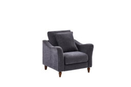 UK Leisure World Grey Fabric Sofa Sofa Set Suites Settee Three Two Single 3 2 1 Seater Soft Sofa - thumbnail 3