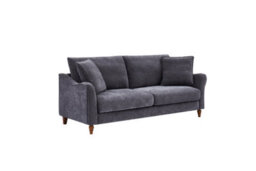UK Leisure World Grey Fabric Sofa Sofa Set Suites Settee Three Two Single 3 2 1 Seater Soft Sofa - thumbnail 5