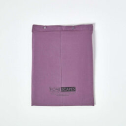 Homescapes Grape Egyptian Cotton Single Duvet Cover With One Pillowcase, 200 Tc - thumbnail 6