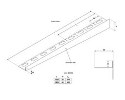 Ilcom Sloped Left Floor Shower Profile Lkl 11mm X 1200mm X 0.6mm Black Brushed Stainless Steel - thumbnail 5