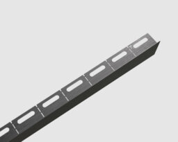 Ilcom Sloped Left Floor Shower Profile Lkl 11mm X 1200mm X 0.6mm Black Brushed Stainless Steel - thumbnail 4