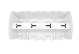 B2C Flower Bridge Hanging Planter Plant Pot Fence Railing Balcony Decking Garden Pot White Large - thumbnail 4