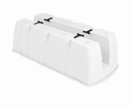 B2C Flower Bridge Hanging Planter Plant Pot Fence Railing Balcony Decking Garden Pot White Large - thumbnail 3