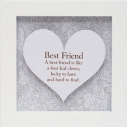 Best Friend Sentimental Heart Photo Frame Lovely Gift - thumbnail 2