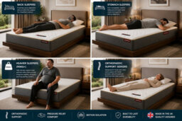 "Rest Relax 6Ft Super King Orthopaedic Memory Foam Mattress, Visco Therapy Bliss Ortho Memory, Firm Support, Adults, 25Cm / 10"" Deep" - thumbnail 7