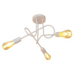 Luminosa Lighting Luminosa Oxford Multi Arm Semi Flush Ceiling Light White 50Cm - thumbnail 3