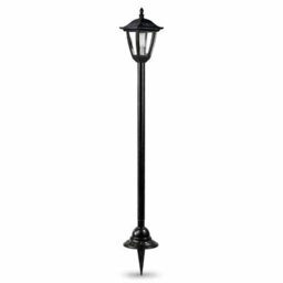 Billtix Post Light Solar Lamp Outdoor Garden Lantern Waterproof Patio Lighting Pathway Stake 1M Black Led Solar Powered - thumbnail 1