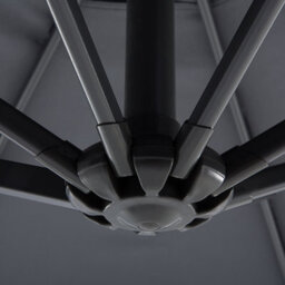 Beliani Cantilever Parasol 300 Cm Ravenna Dark Grey - thumbnail 5