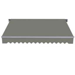 VRUC Garden Sun Shade Canopy Retractable Awning For Outdoor Patio Door Window, 3 X 2.5M Grey - thumbnail 2