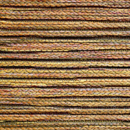 Orange Striped Outdoor Rug, Striped Stain-Resistant Rug For Patio, Garden, Deck 5mm Modern Outdoor Rug-60Cm X 110Cm - thumbnail 2
