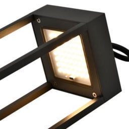 Harper Living Portable Led Outdoor Light, Rechargeable Battery, Ip54, Dimmable, Sand Black Finish - thumbnail 2