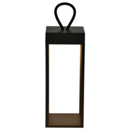 Harper Living Portable Led Outdoor Light, Rechargeable Battery, Ip54, Dimmable, Sand Black Finish - thumbnail 3