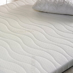 Mattress Guru Memory Foam Fibre 3 Inch (7.5Cm) Mattress Topper With Cover, 4Ft6 (135X190Cm) - thumbnail 2