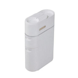 2 Drawers White Narrow Slim Storage Cabinet For Bathroom - thumbnail 5